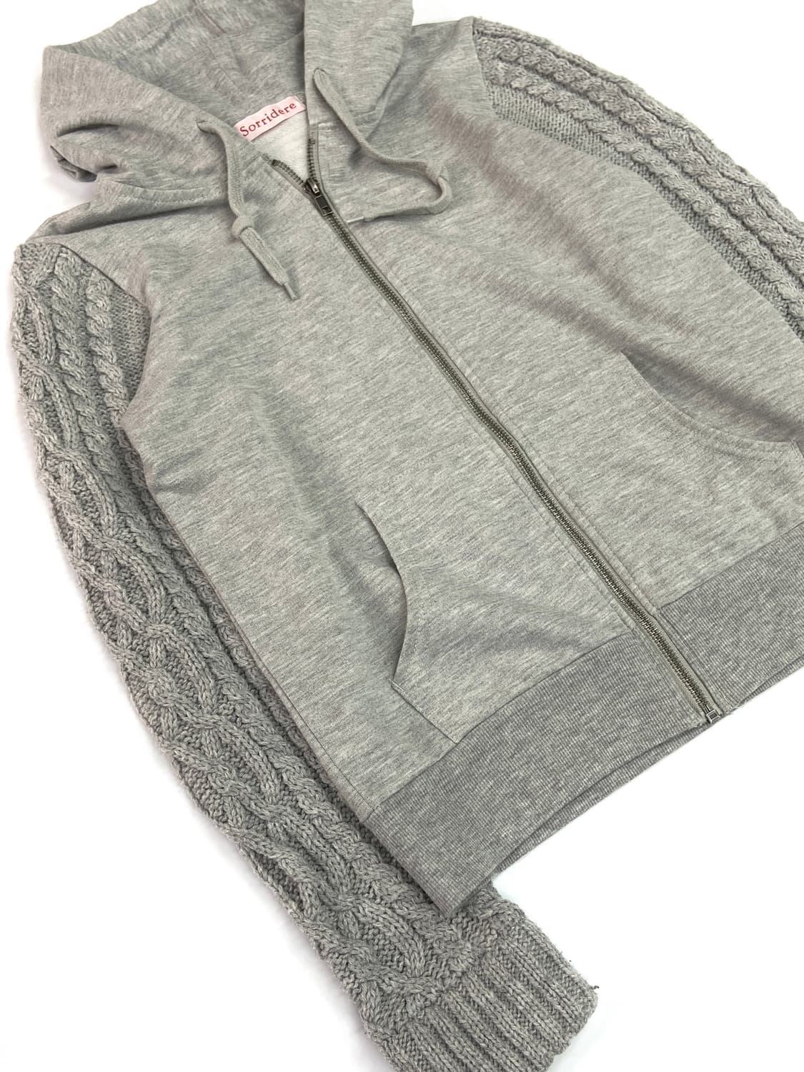 Sorridere knit hood zip up 상품이미지3