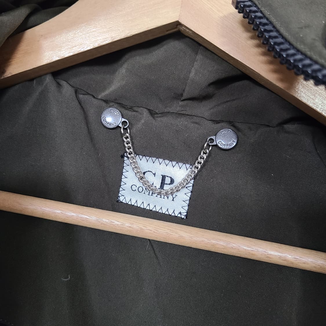 CP컴퍼니 정품 남성 고글 패딩 파카 카키 100 상품이미지10