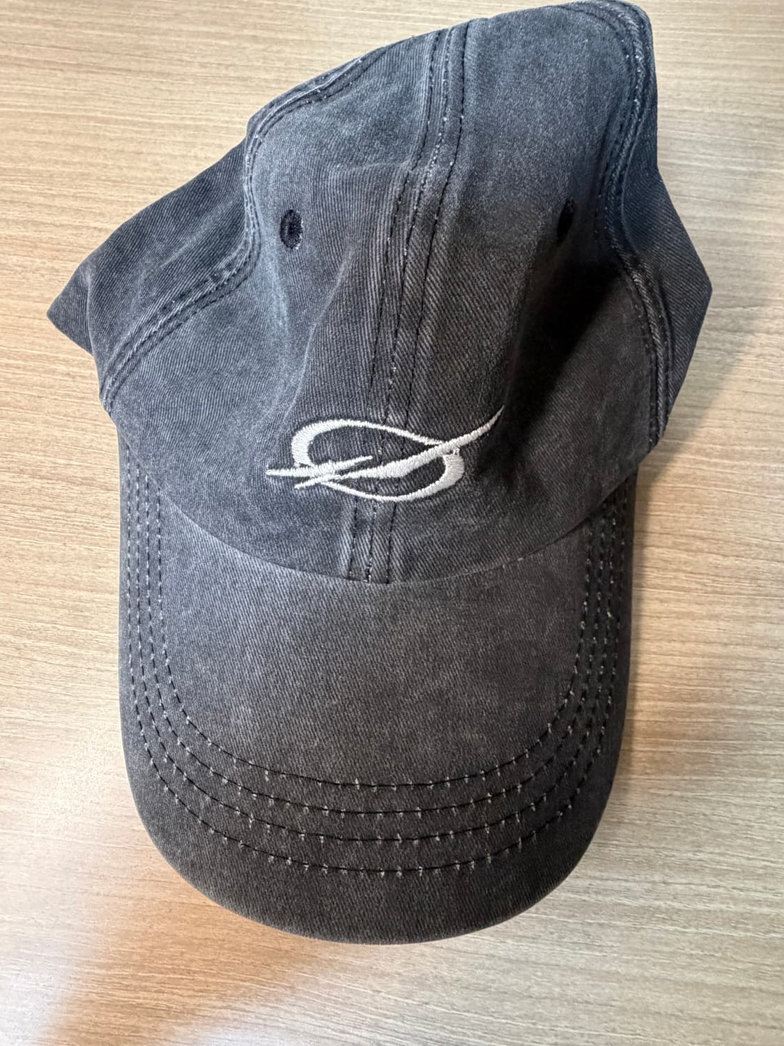 51퍼센트 데님 볼캡 블랙 상품이미지1