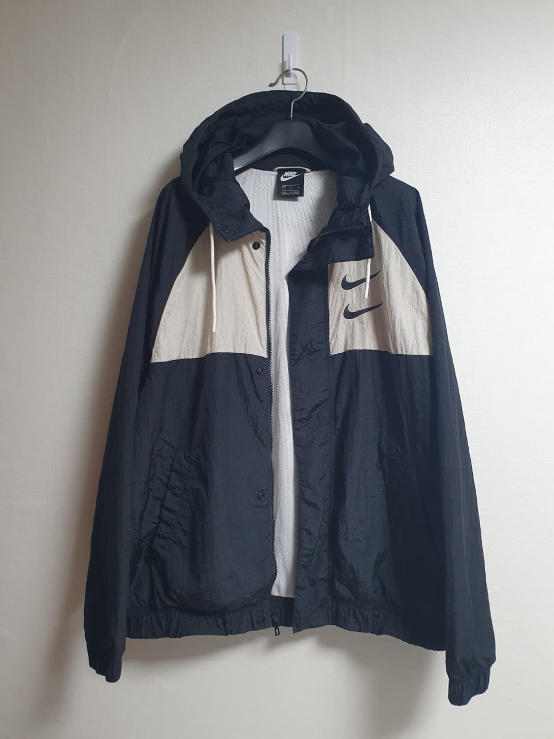 택포가 나이키 윈드브레이커 더블 스우시 우븐 후디 바람막이 L 상품이미지3
