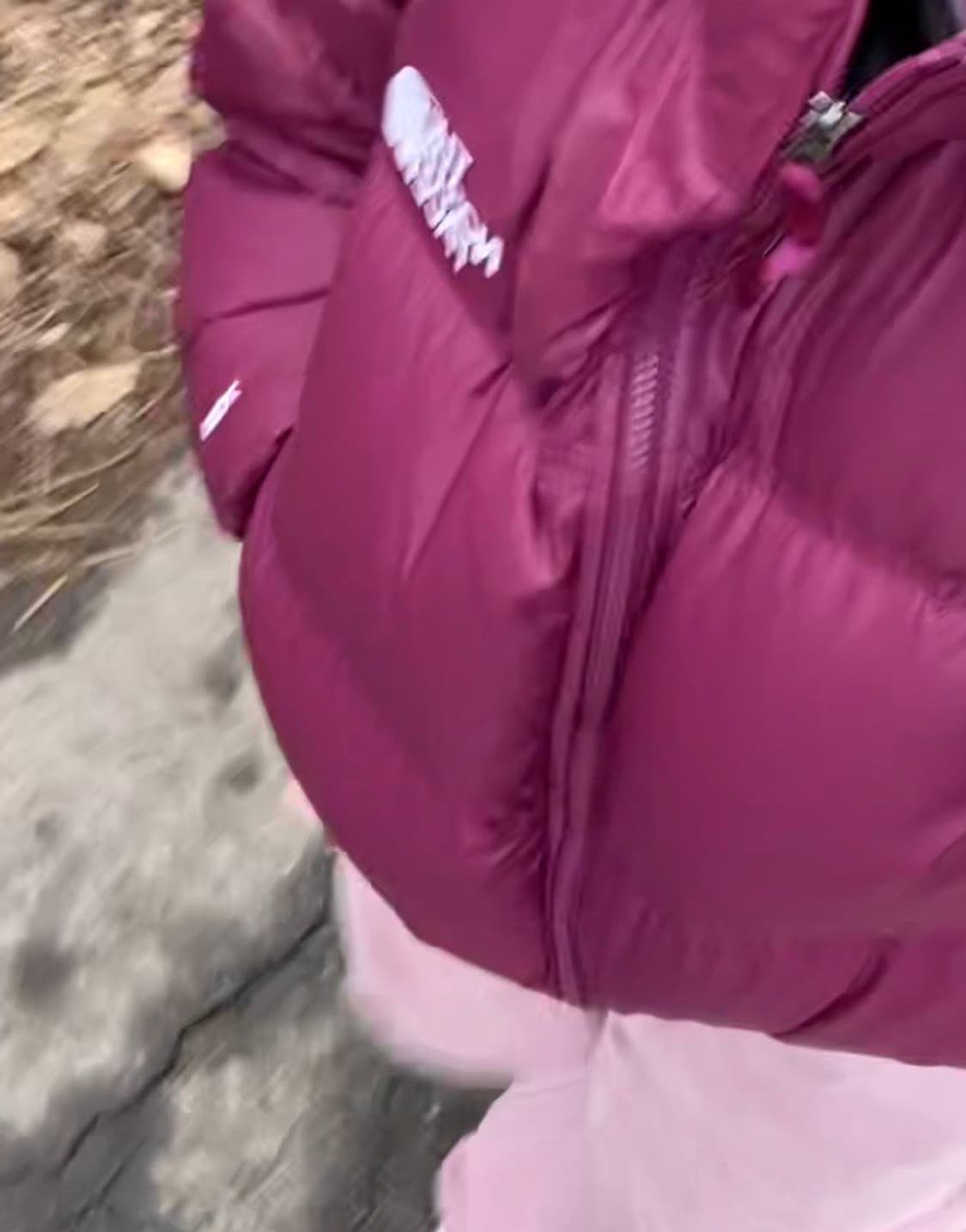 노스페이스 눕시 700 숏패딩 라즈베리 상품이미지2