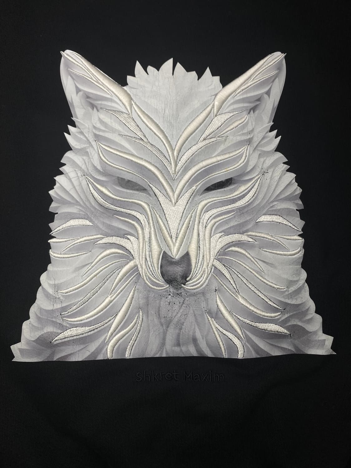 준지 늑대 울프 맨투맨 막심콜라보 매장판 상품이미지6