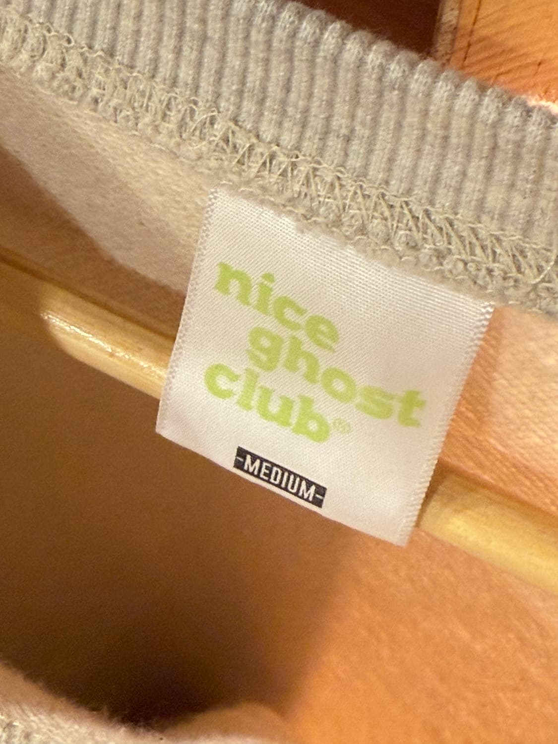 나이스고스트클럽 프린팅 멜란지 맨투맨 상품이미지2