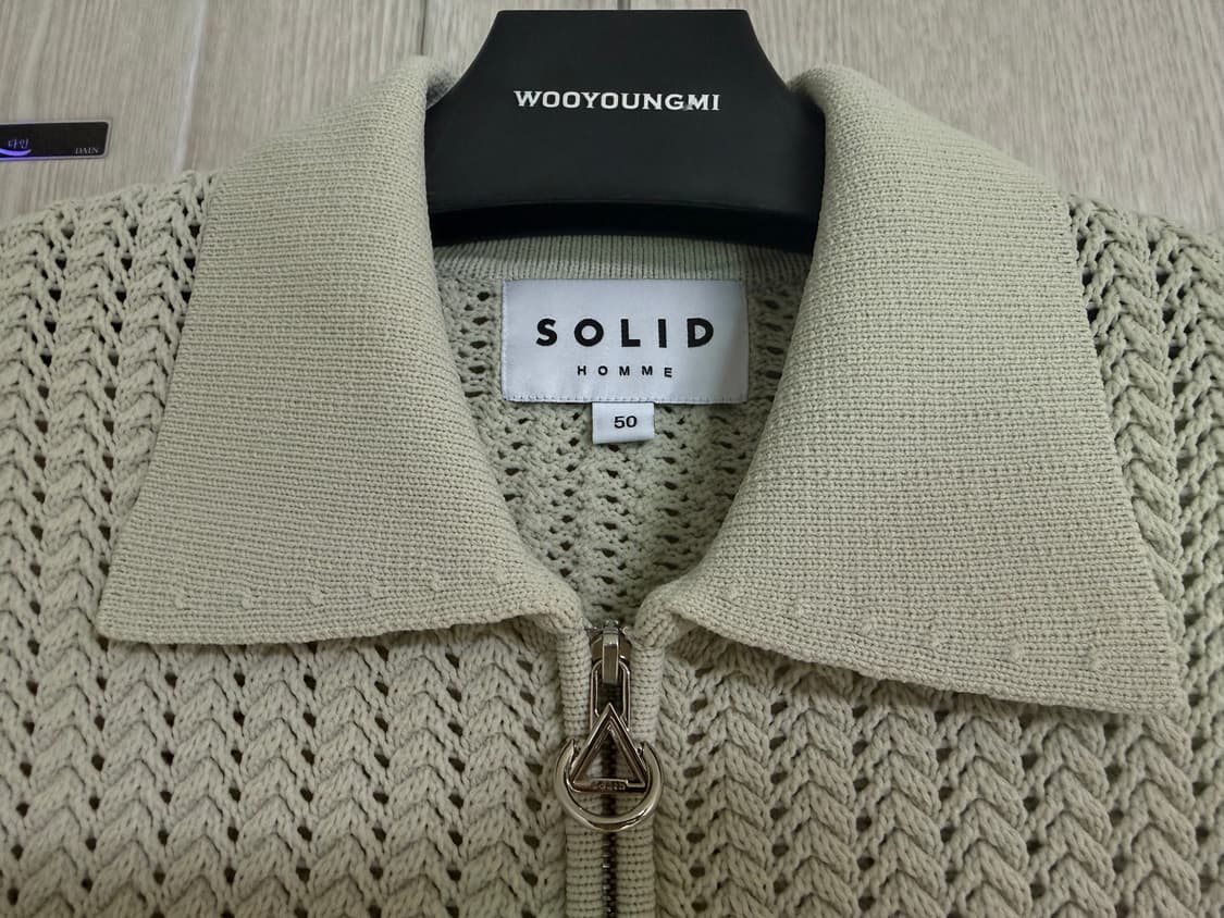 솔리드옴므 반팔 니트 50사이즈 상품이미지3