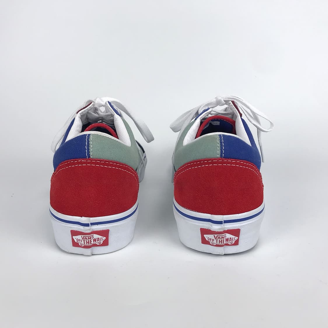 반스 vans 블루 레드 올드스쿨 스니커즈 신발 남성270 상품이미지5