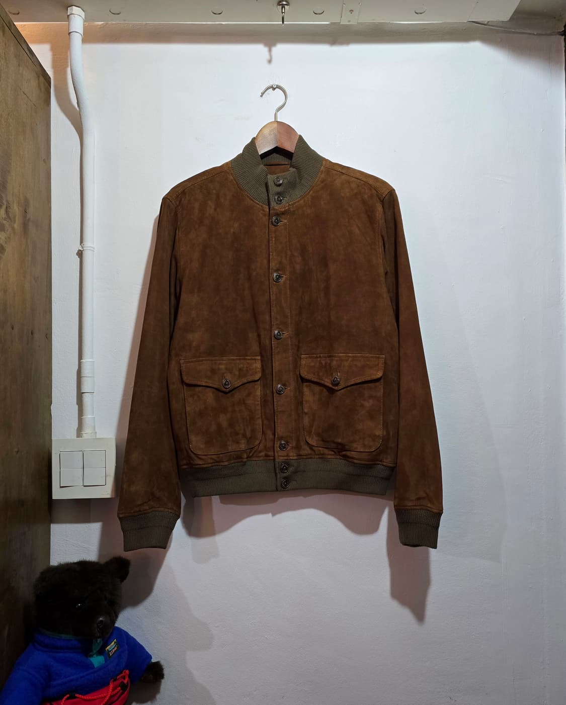 22fw 폴로 염소 스웨이드 A-1 자켓 (Polo Goat Suede) 상품이미지1