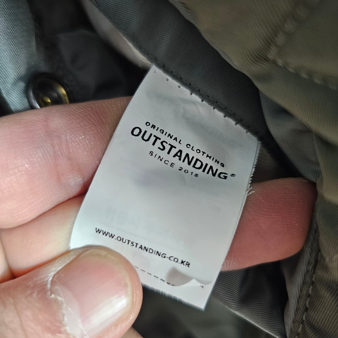 L 아웃스탠딩 10주년 ma1 자켓 울파일 상품이미지5
