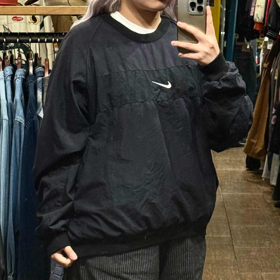 [HI] 나이키 올드스쿨 웜업 블랙 상품이미지3