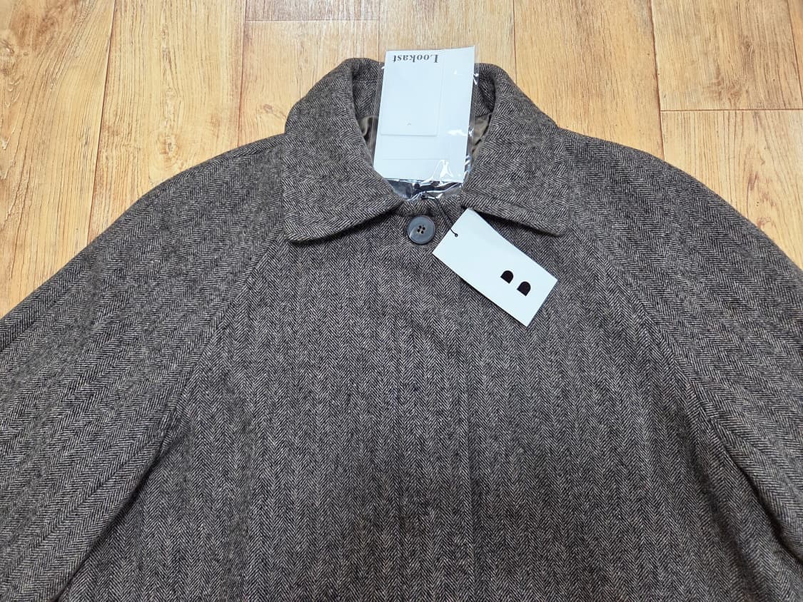 에디션비X룩캐스트(LOOKCAST) 헤링본 울코트 66-77 새상품 상품이미지6