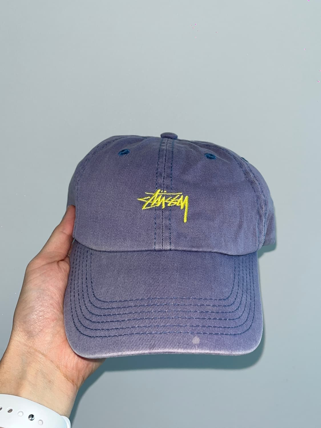 스투시 stussy 스탁 로우 프로 볼캡 퍼플 상품이미지2