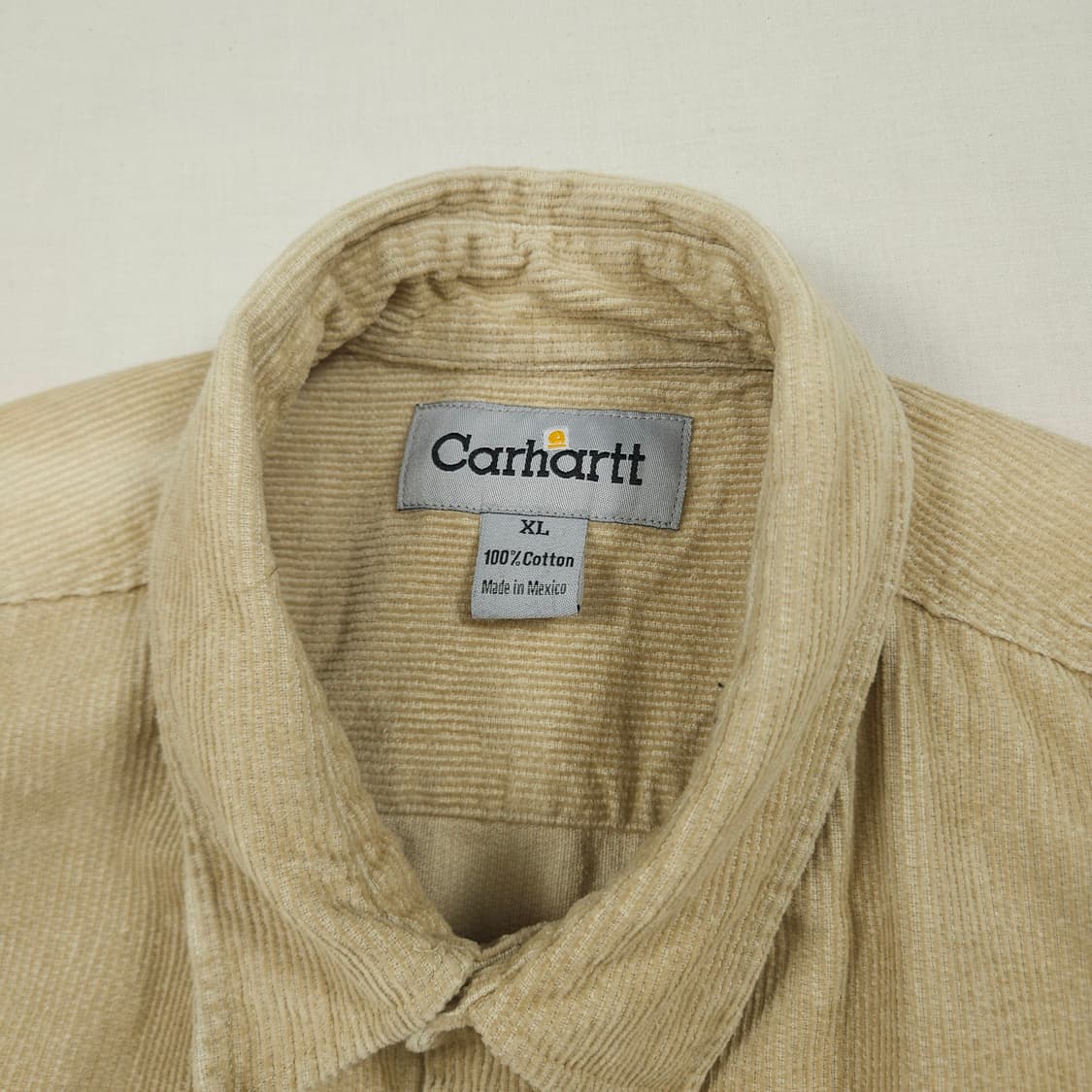 XL(105) 칼하트 리워크 헤비 코듀로이셔츠 베이지 상품이미지4
