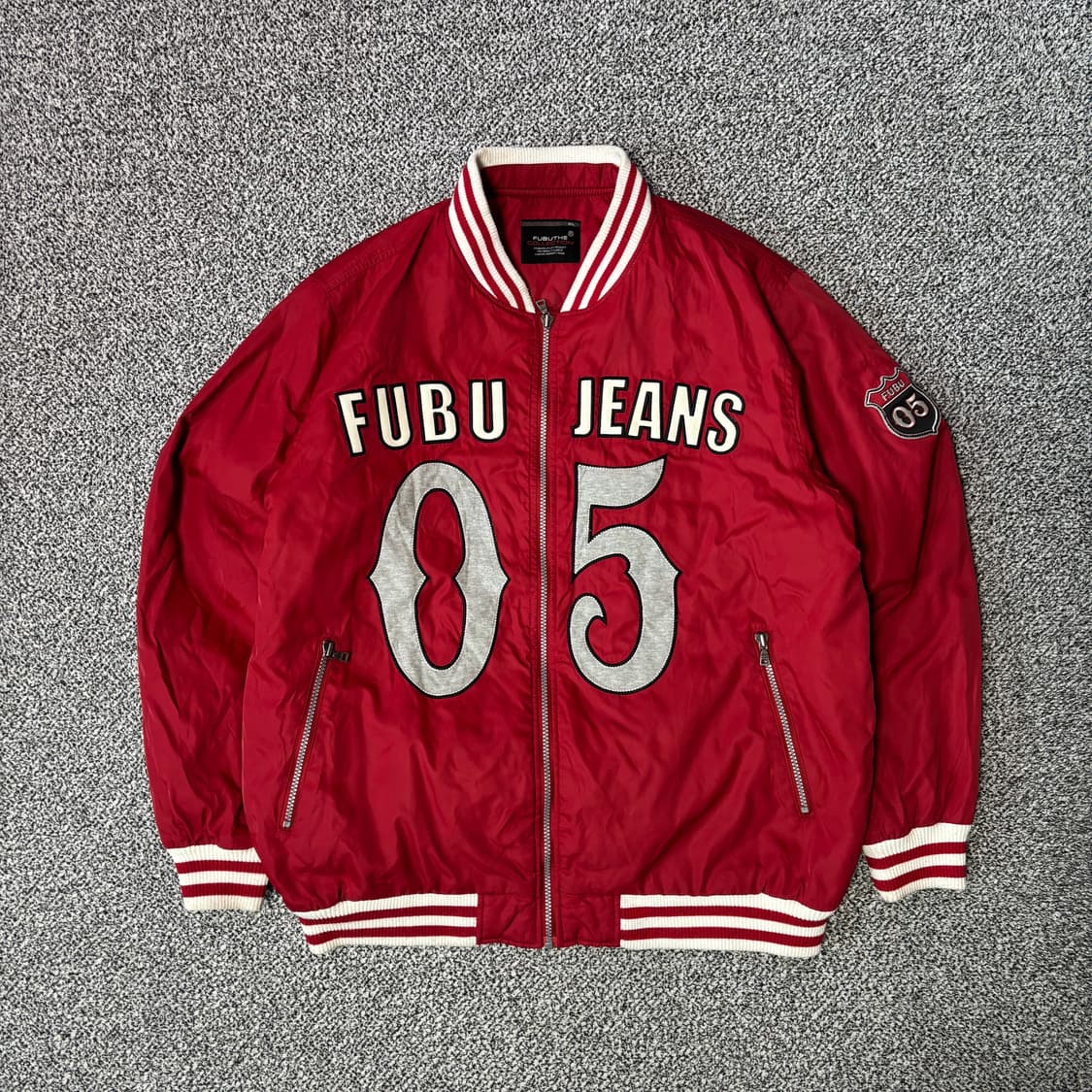 FUBU 후부 올드스쿨 빅로고 바시티 자켓 (XL) 상품이미지1