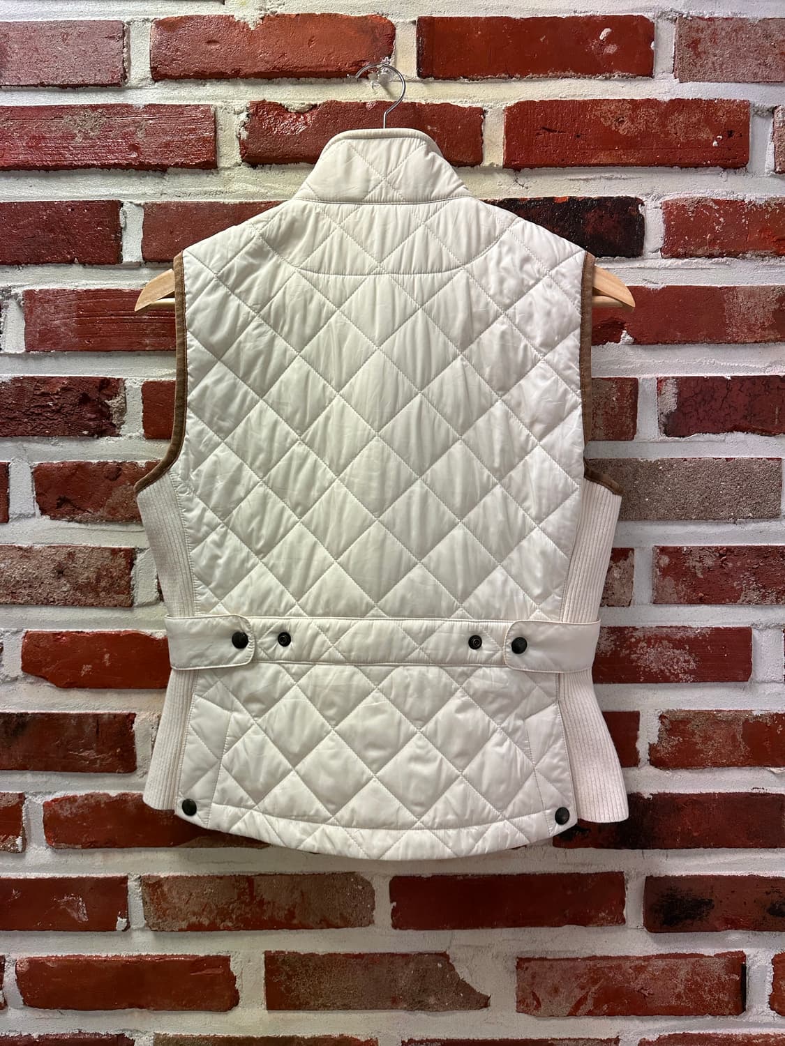 (M)폴로 스웨이드 라이닝 자수로고 퀼팅 베스트 상품이미지7