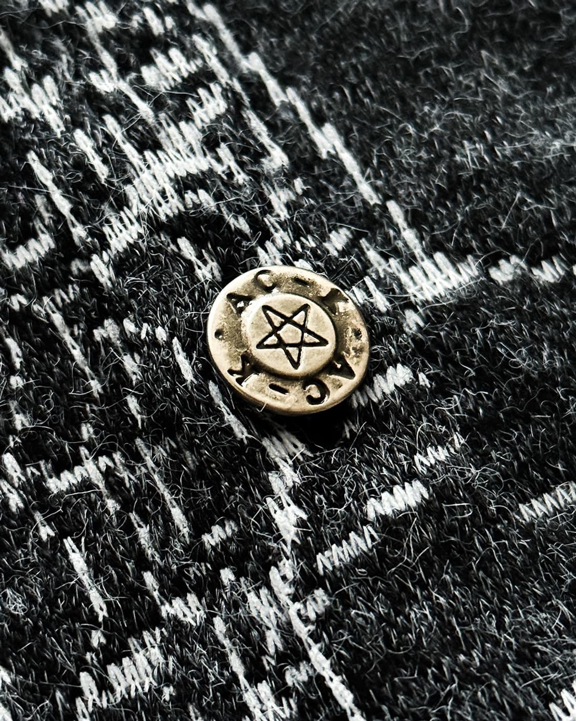 2000s Ozz On Spider Web Knit Shirt 상품이미지4