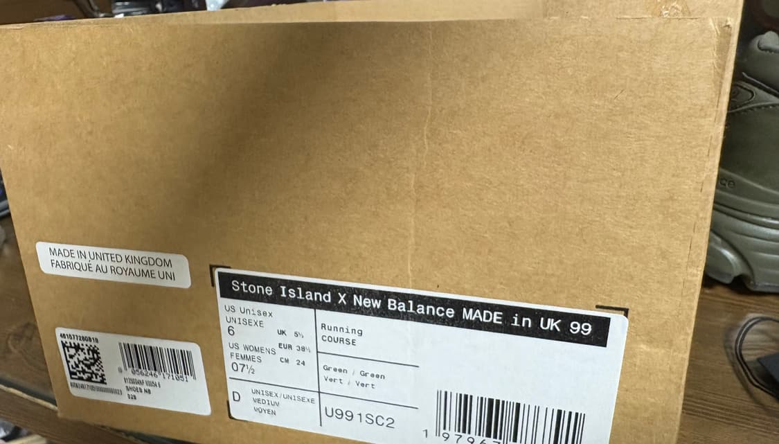 [240] 뉴발란스 스톤아일랜드 991v2 올리브그린 상품이미지9