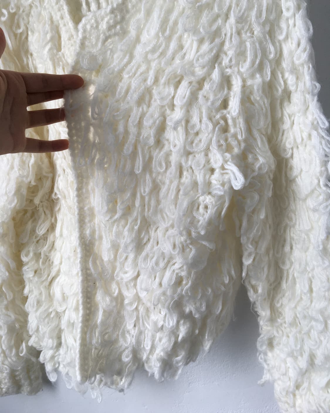 Fluffy knit open cardigan 상품이미지4