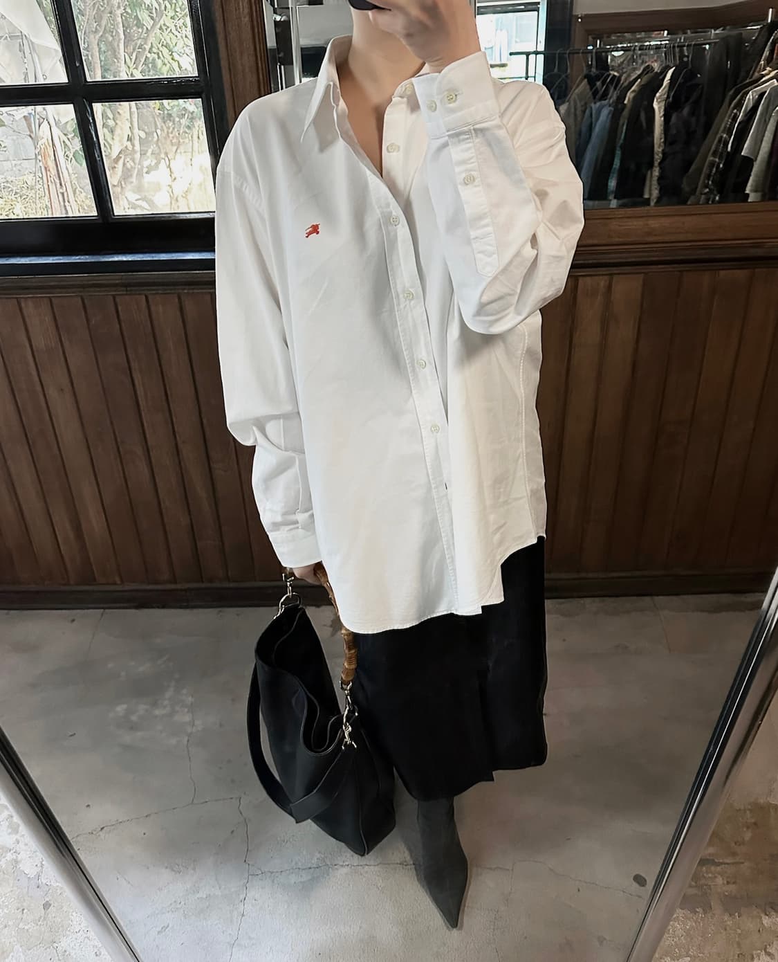 BURBERRY LONDON cotton oxford shirt 상품이미지3