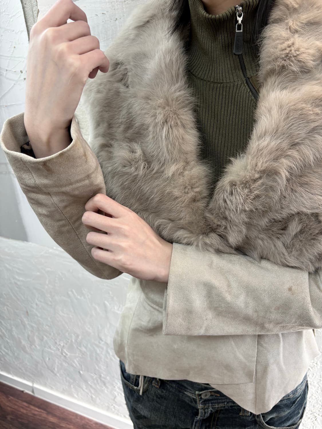 suede fur jacket 상품이미지6
