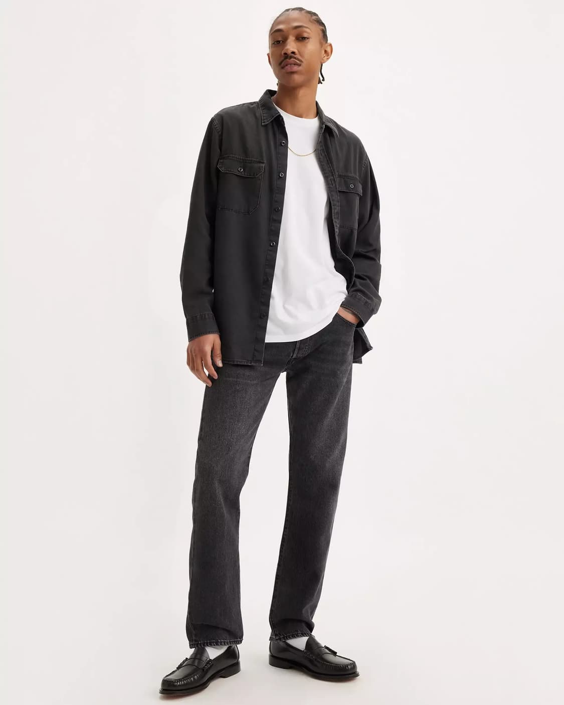 리바이스 501 흑청 32x 34 상품이미지1