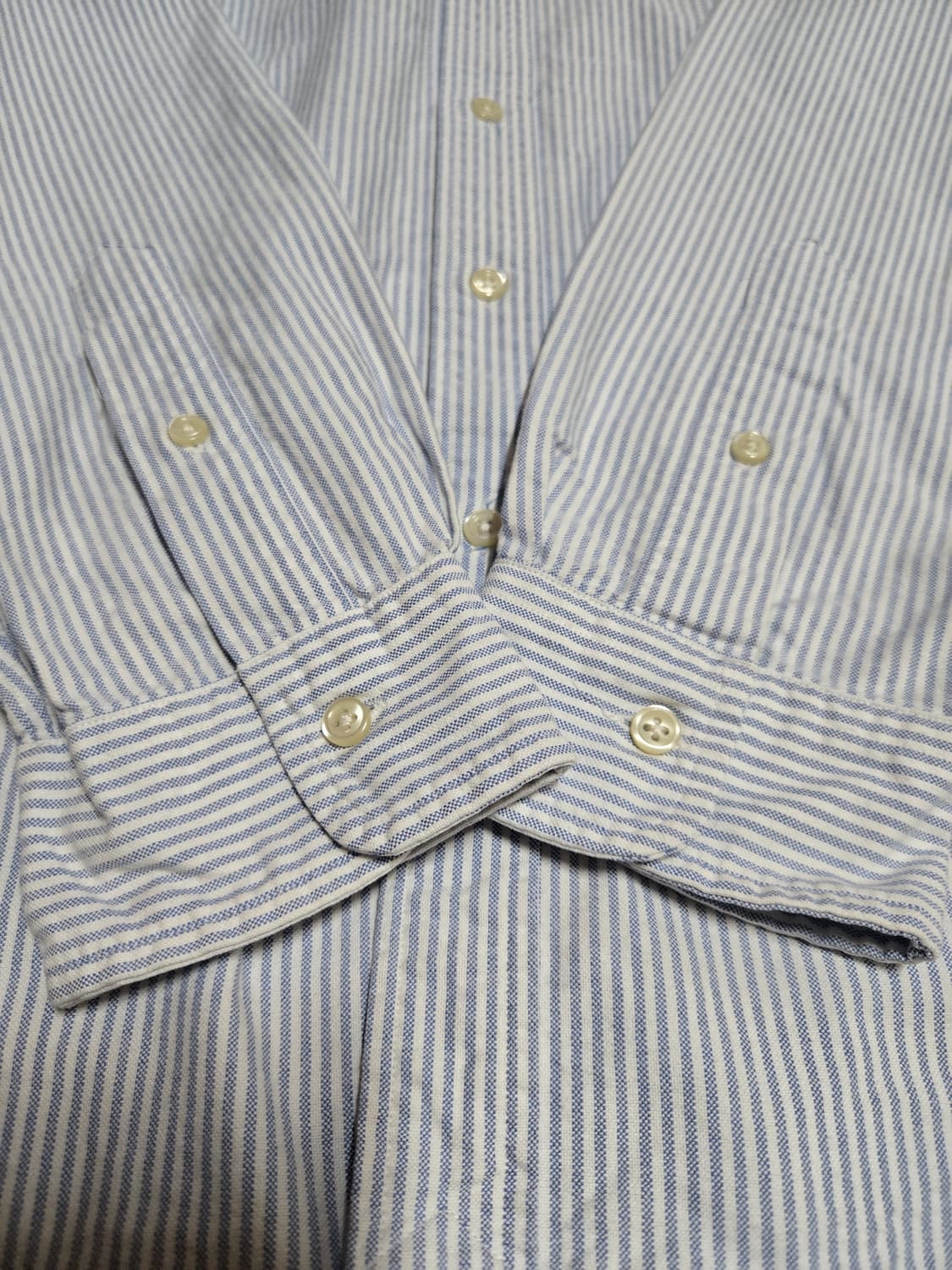 폴로 랄프로렌 신형 블루 스트라이프 옥스포드 셔츠 상품이미지5