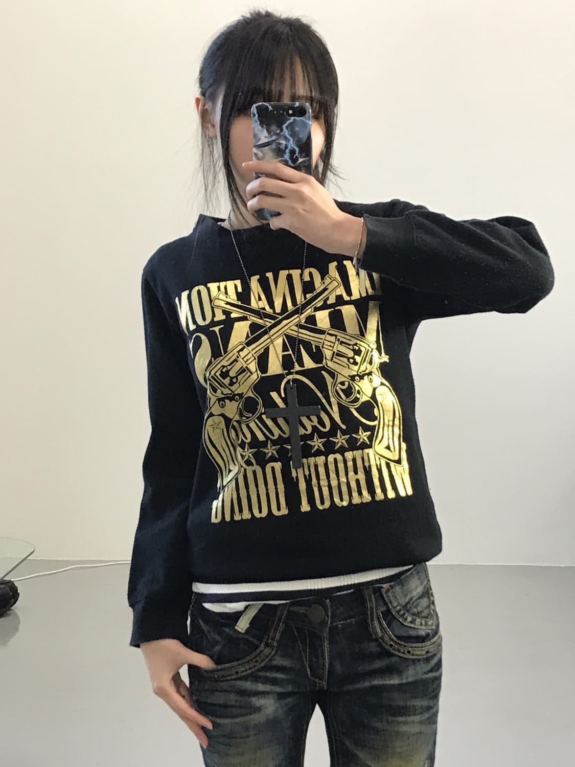 Jpn Y2k Graphic Sweatshirts 상품이미지2