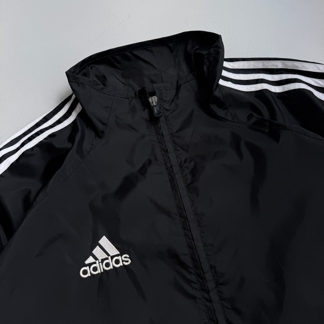 아디다스 00s 삼선 오버핏 올드스쿨 바람막이 자켓  상품이미지3