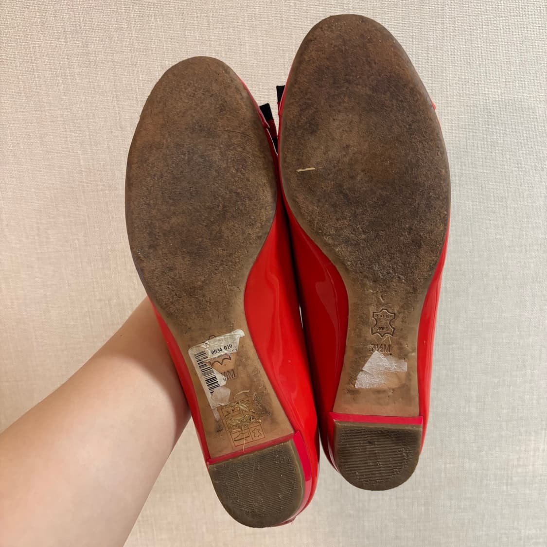 토리버치 레드 네이버 플랫슈즈 240-245 상품이미지7