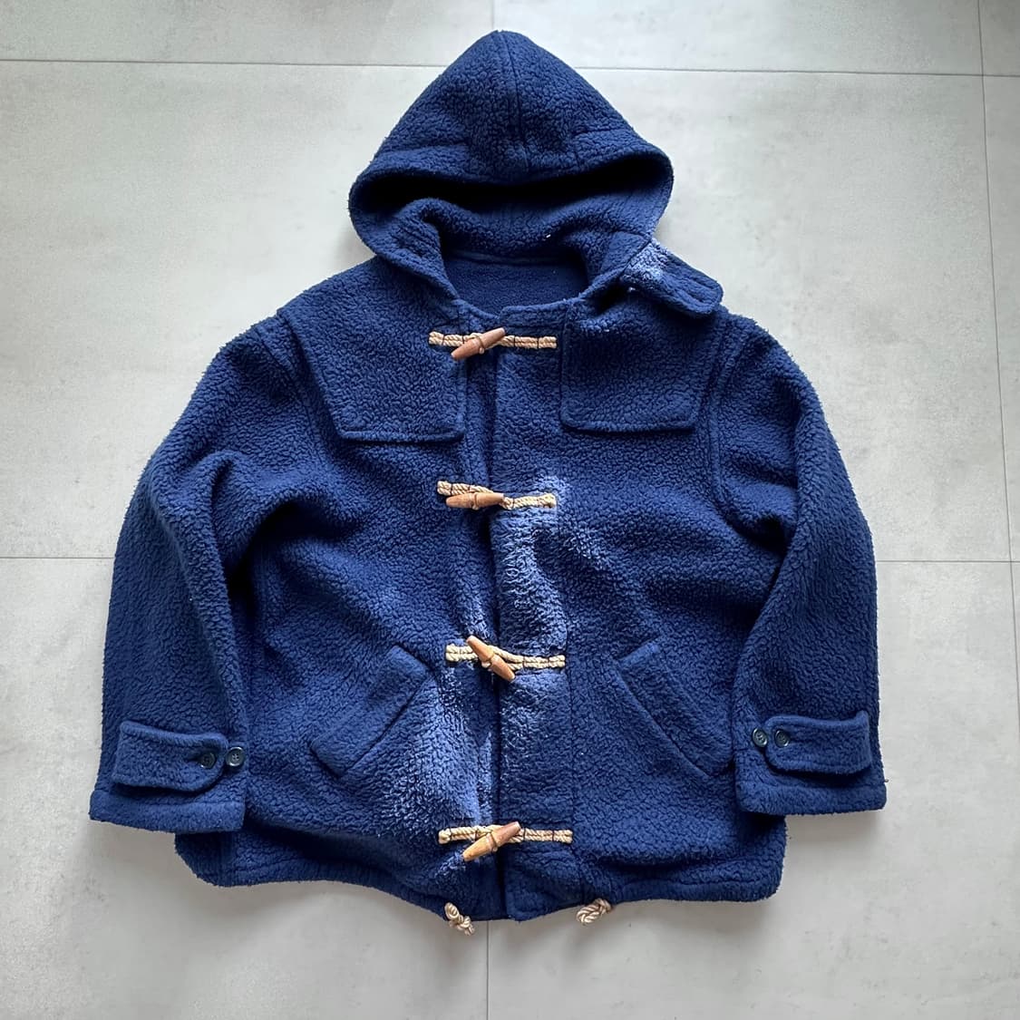 베이프 포스트오버롤즈 플리스 더플 코트 상품이미지1