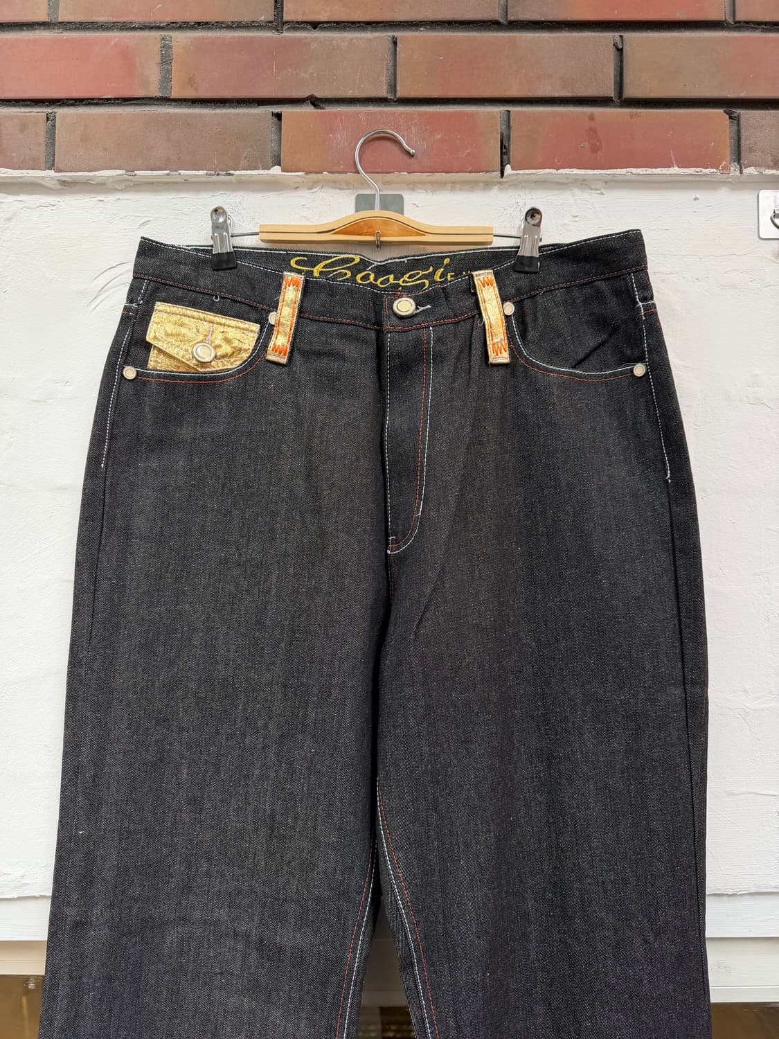 COOGI 리미티드 에디션 스티칭 데님 진 W36 상품이미지2