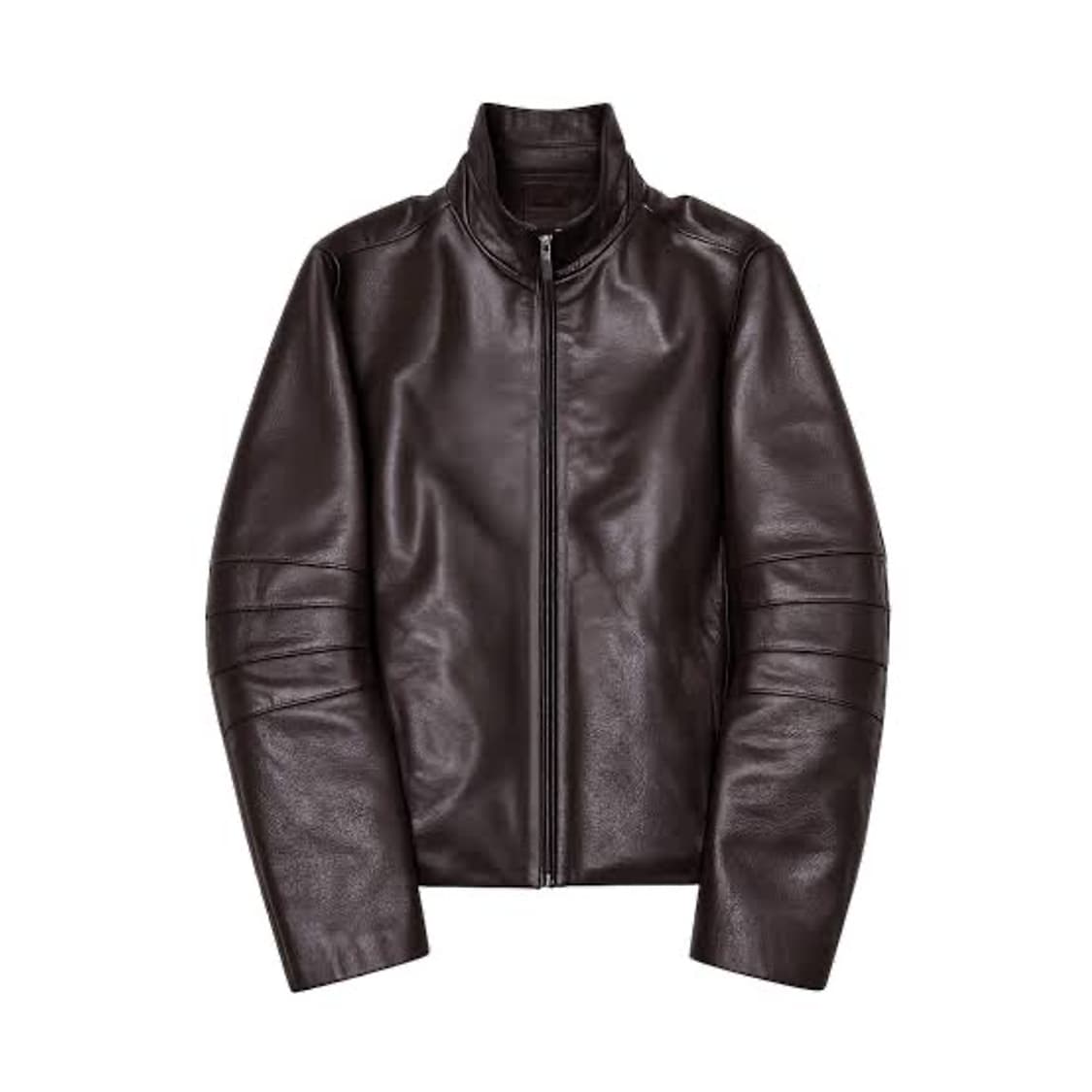 [1] 머듈 어펜딕스 레더 자켓 브라운 상품이미지1