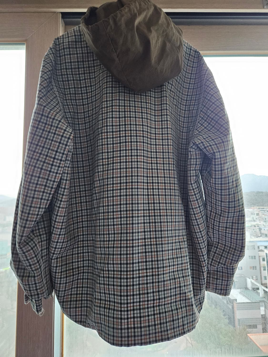 카미엘 포트젠스 18AW 체크 블루종 L 상품이미지2