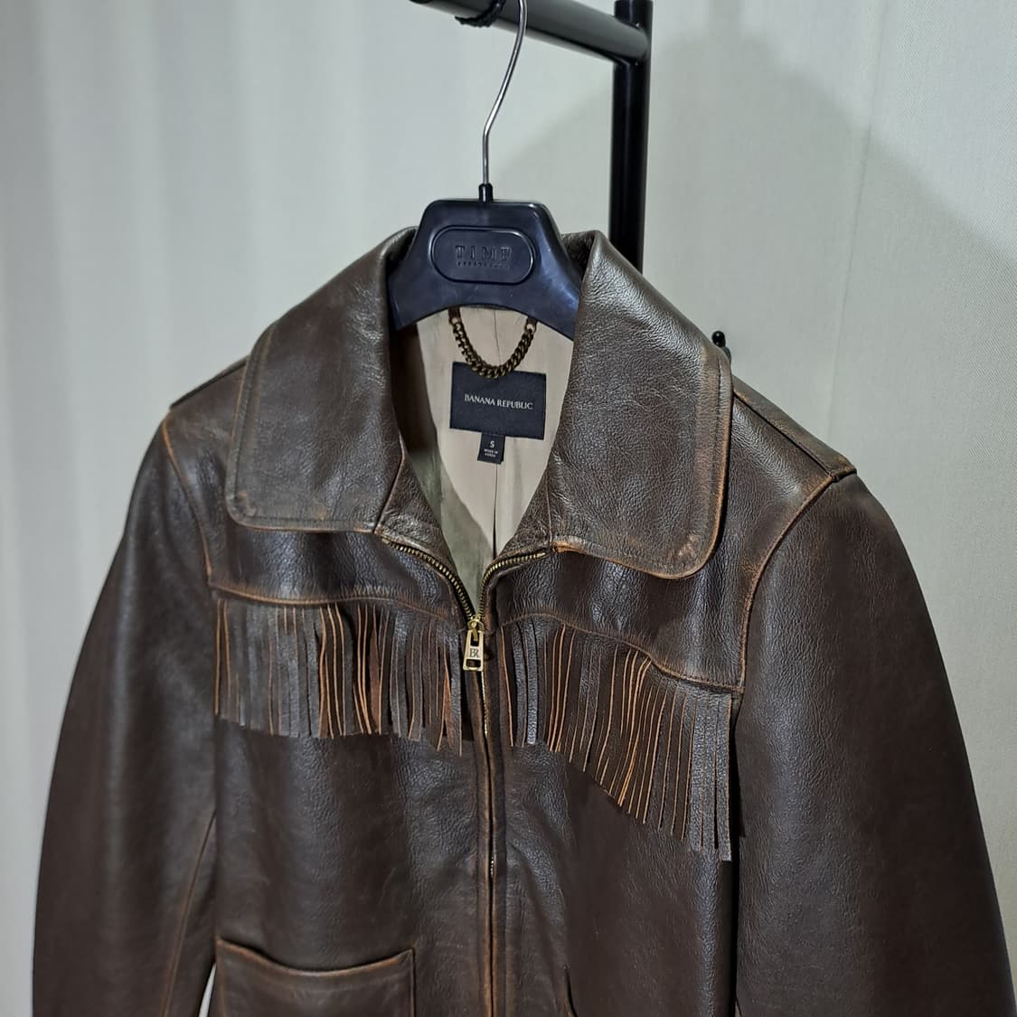 (여성) 바나나리퍼블릭 프린지 웨스턴 가죽자켓 B472 상품이미지2