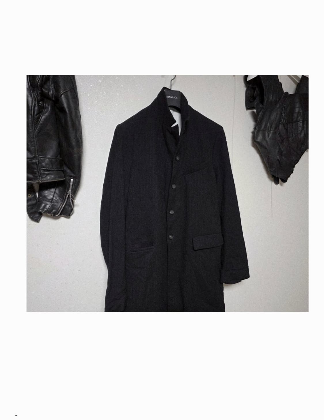 Bergfabel black stripe coat 상품이미지1