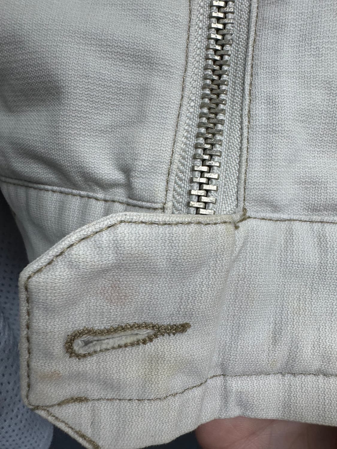 VTG 넥버튼 코튼 바이커 자켓 상품이미지7