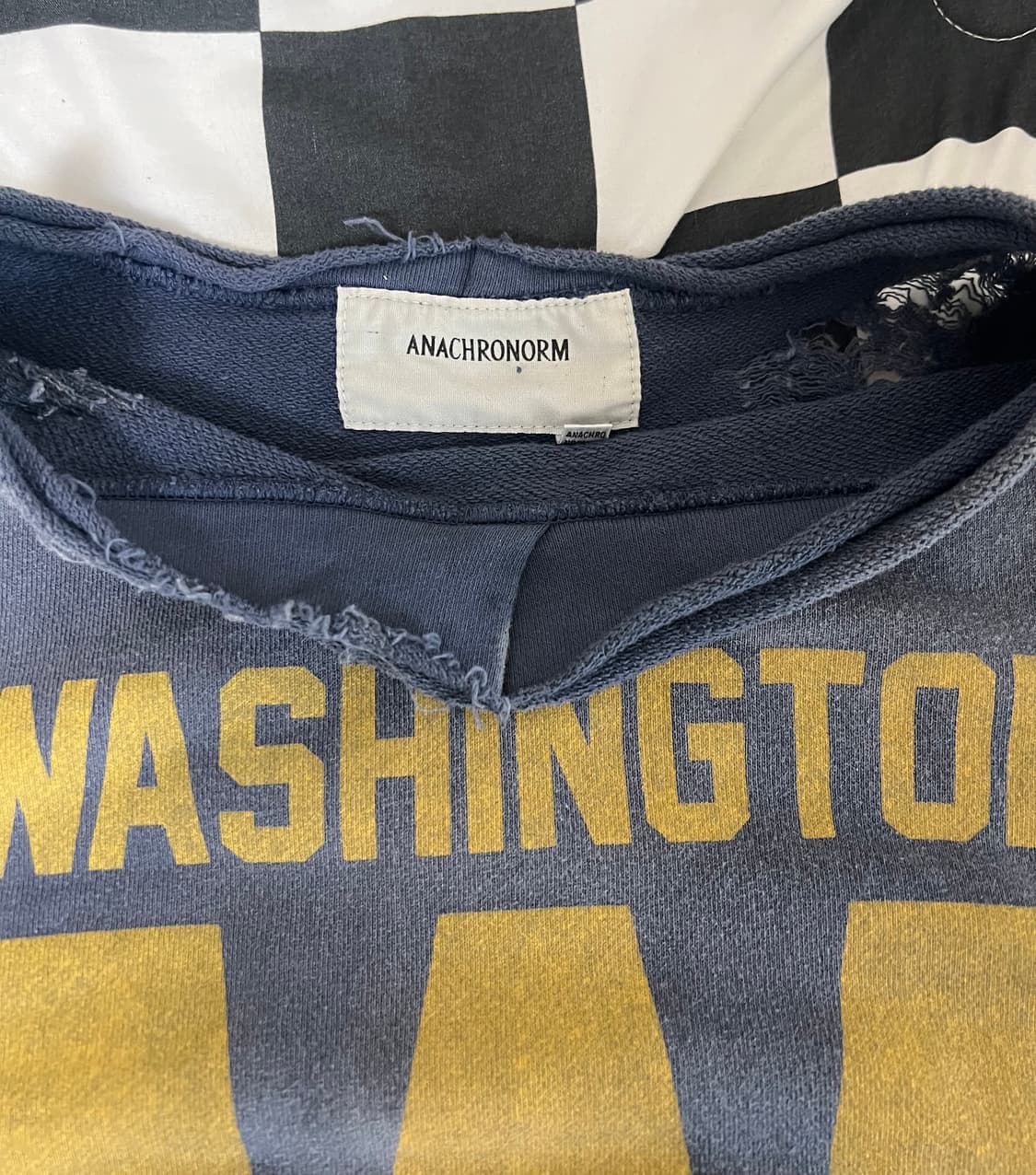 아나크로놈 컷오프 스웻셔츠(네이비)XL사이즈  상품이미지5