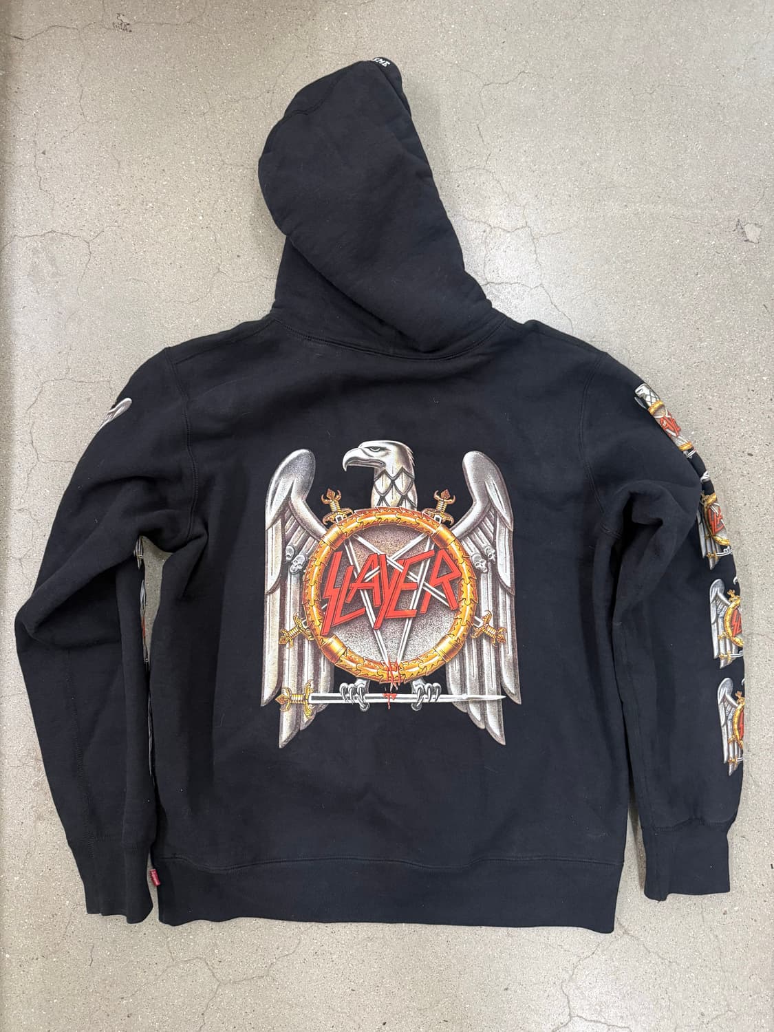 supreme x slayer Eagle hooded sweatshirt 상품이미지2