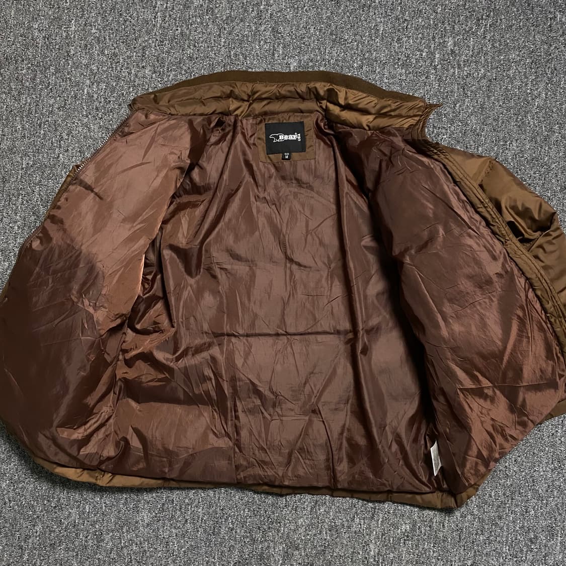 🌊Bear USA Brown Down jumper 상품이미지2