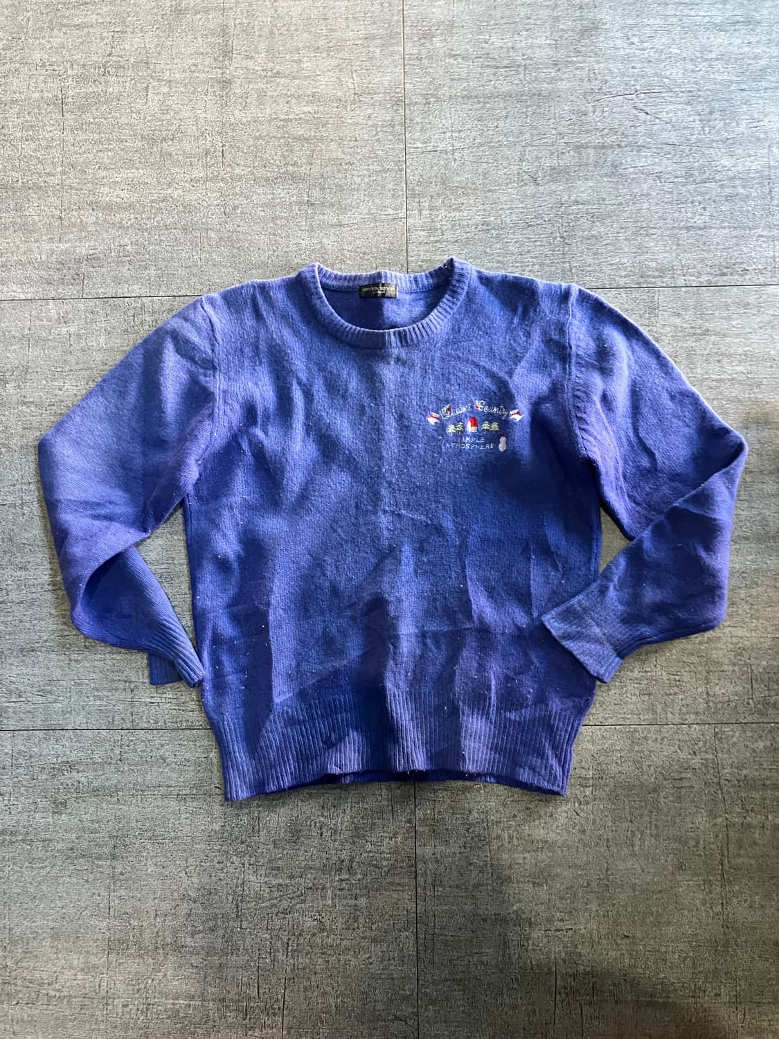 일본빈티지  Seven 올드스쿨아메카지 모리걸하구미 니트스웨터 상품이미지1