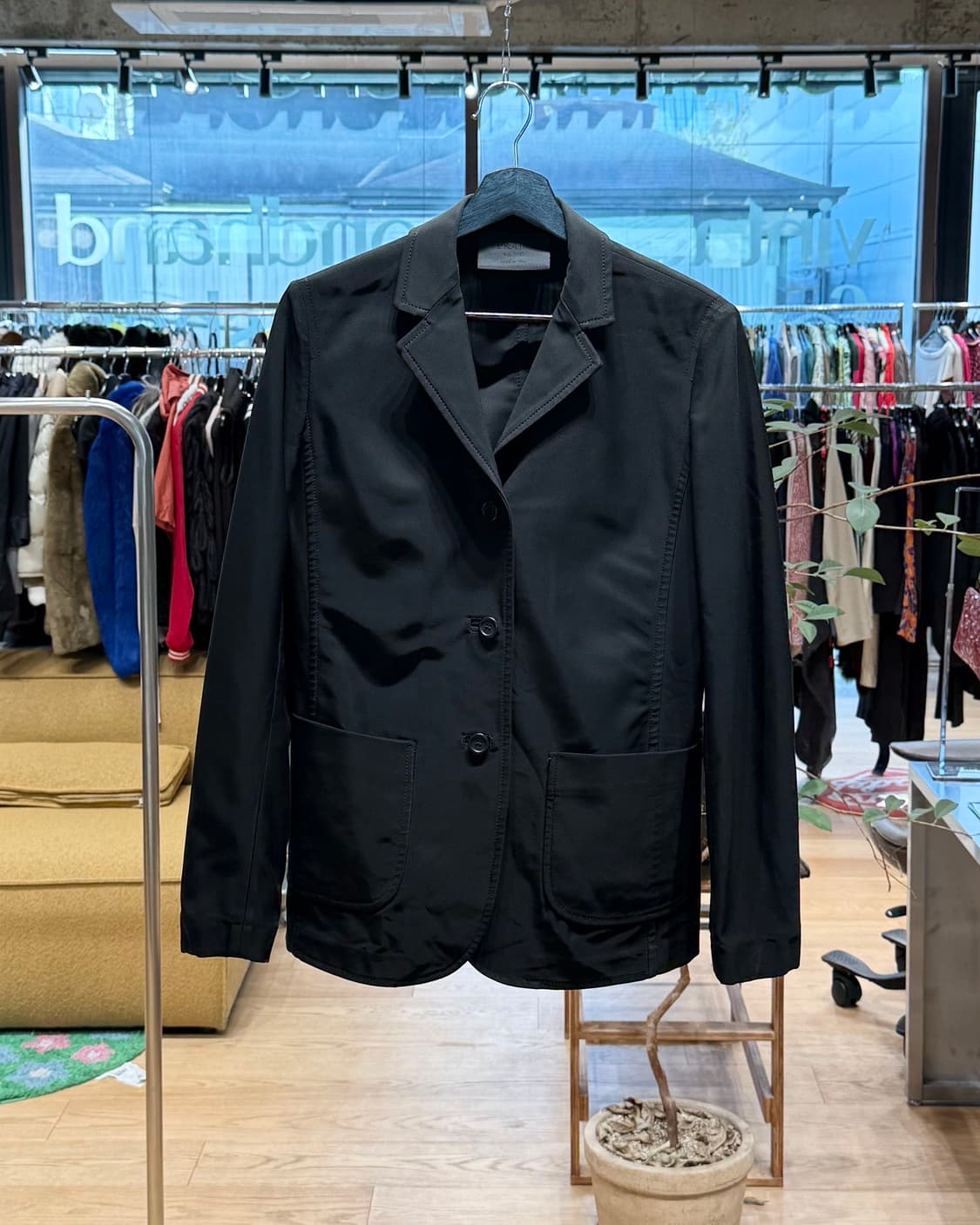 프라다 블랙 3b 블레이저 자켓 상품이미지1