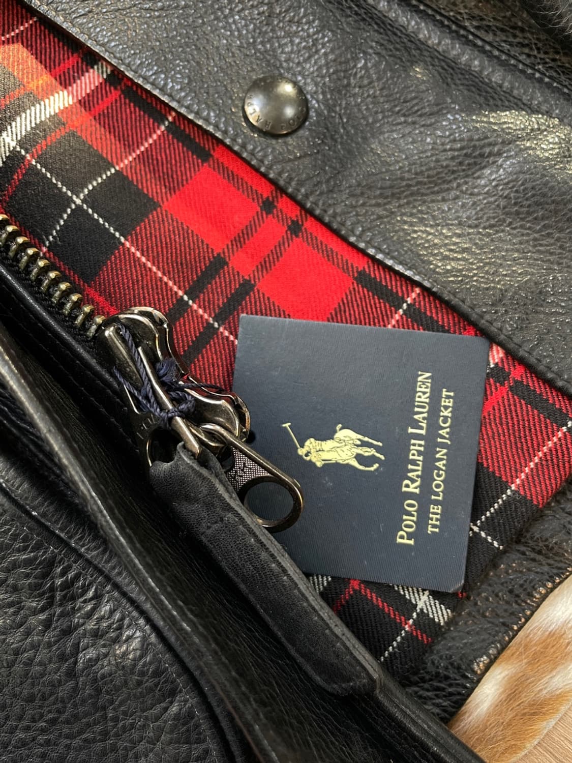 폴로 랄프로렌 4포켓 벨티드 바이커 레더 자켓 상품이미지8