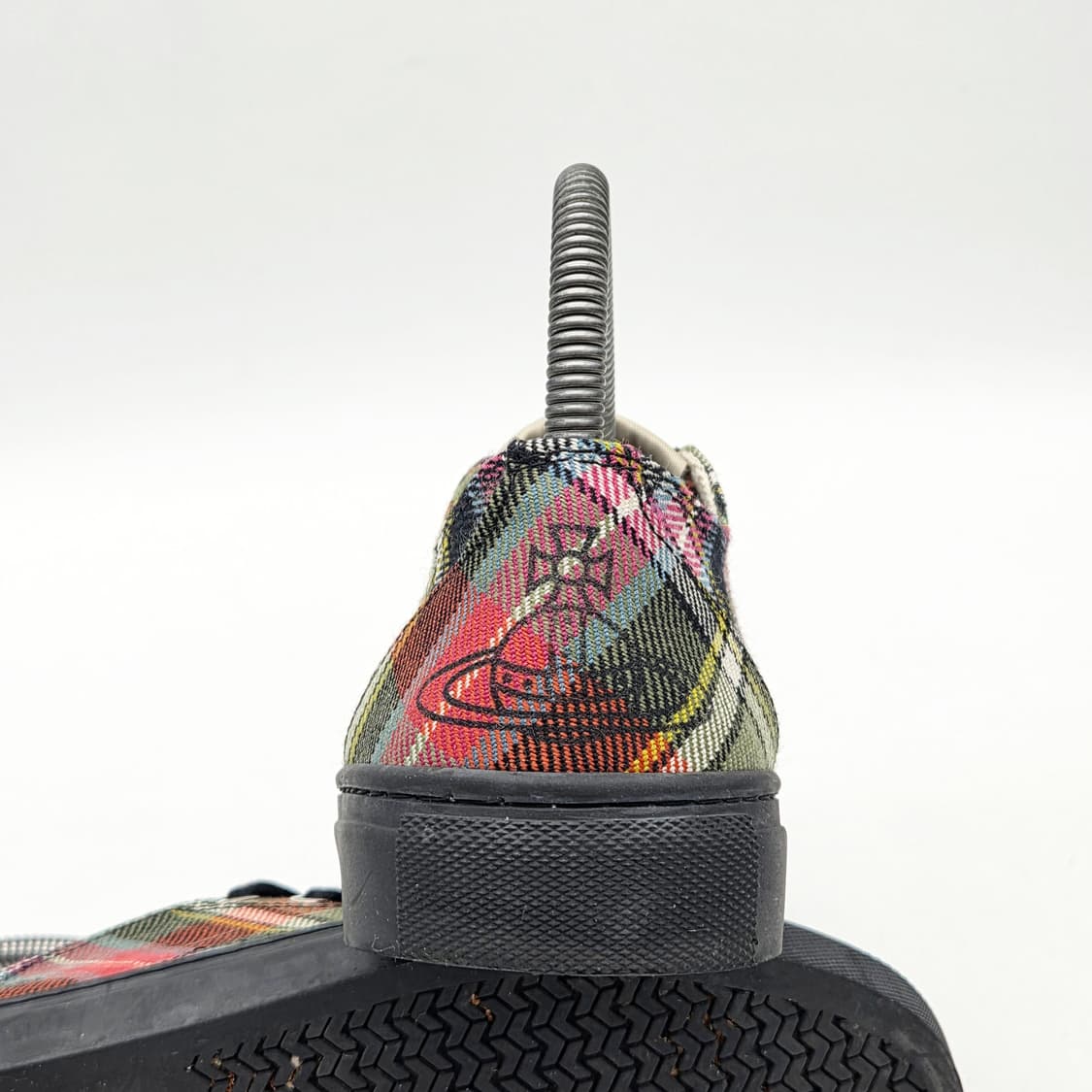 비비안 웨스트우드 우먼스 플림솔 로우탑 스니커즈 멀티 체크 (37) 상품이미지2