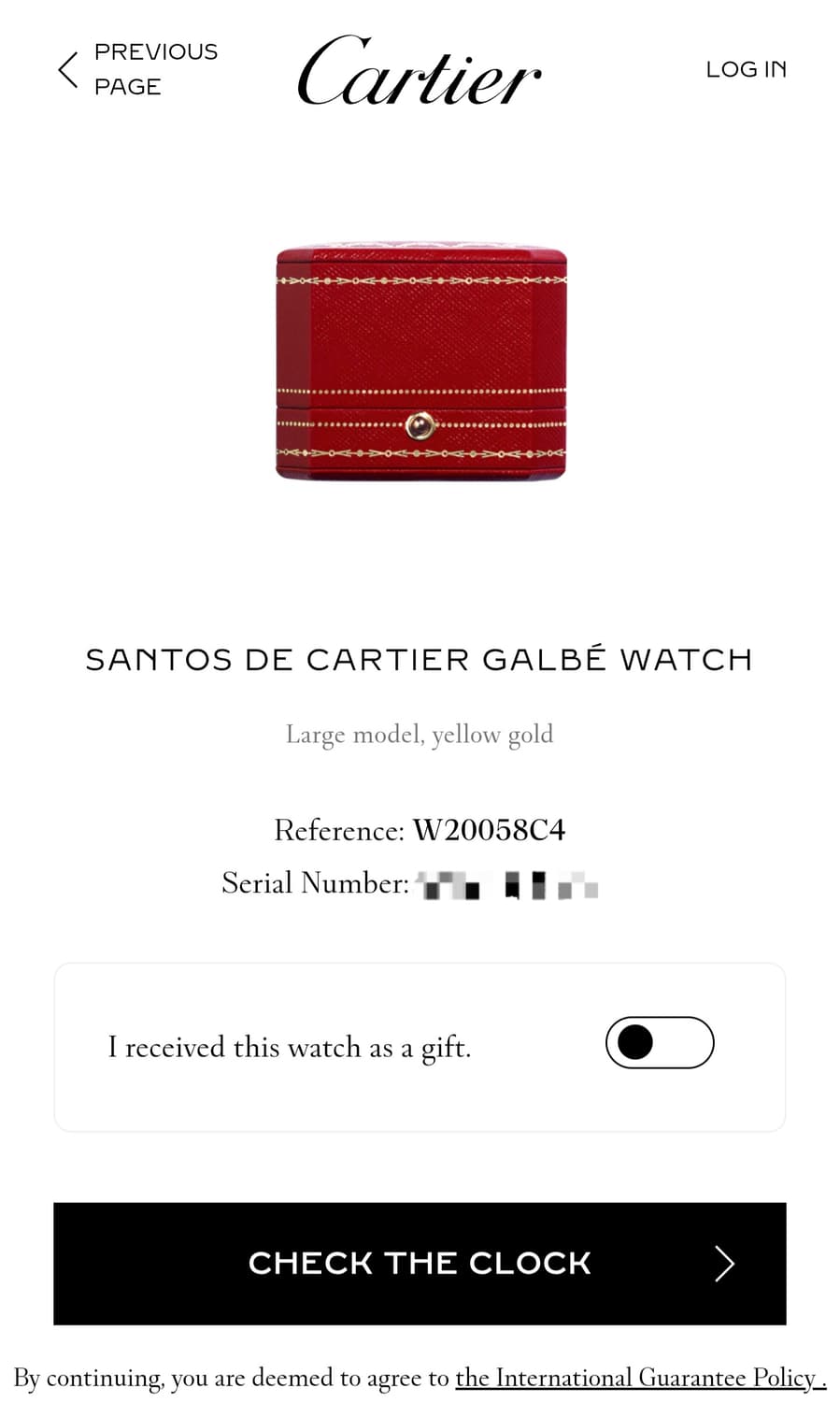 까르띠에 산토스 갈베 18K 콤비 L 기요셰다이얼 오토메틱 시계 04년 상품이미지8