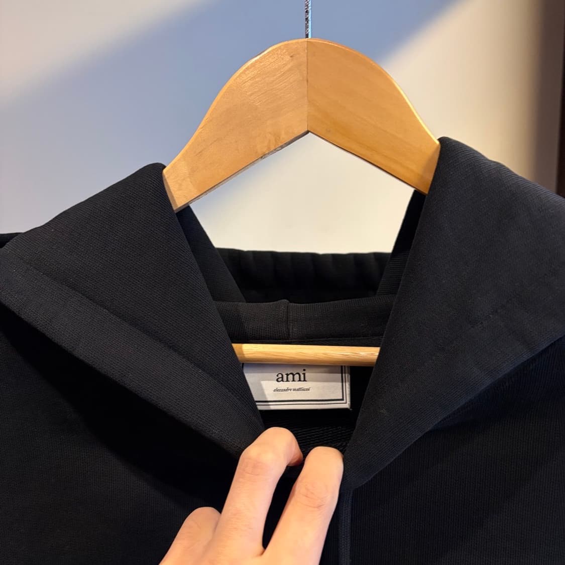 15590 - 아미 블랙 빅로고 후드티 상품이미지5