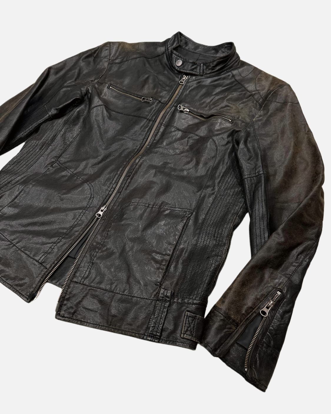 vintage lambskin leather jacket 상품이미지3