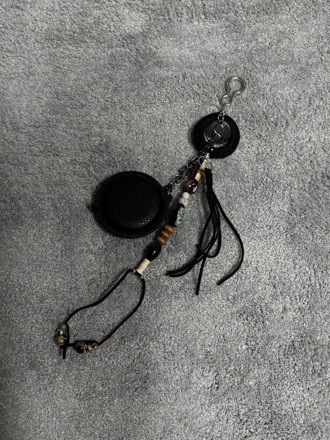 Gothic punk enthic stones ruler charm 상품이미지3