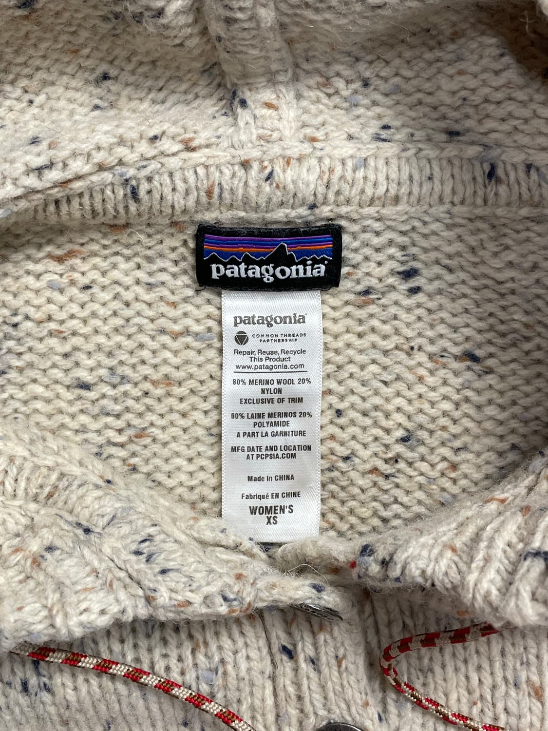 파타고니아 니트 후드 탑  상품이미지6
