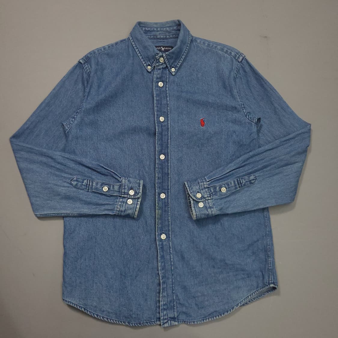 폴로 랄프로렌 여성 데님 셔츠 M 상품이미지1