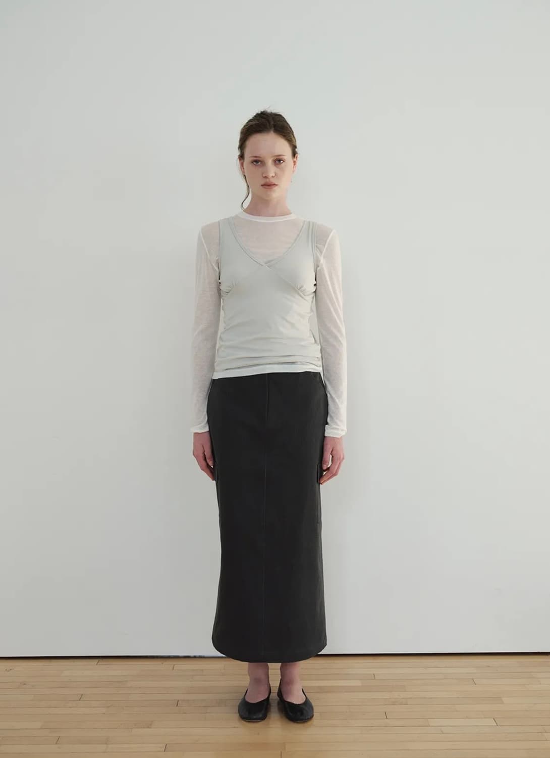 아르토 V-Neck Sleeveless_Mint 상품이미지2