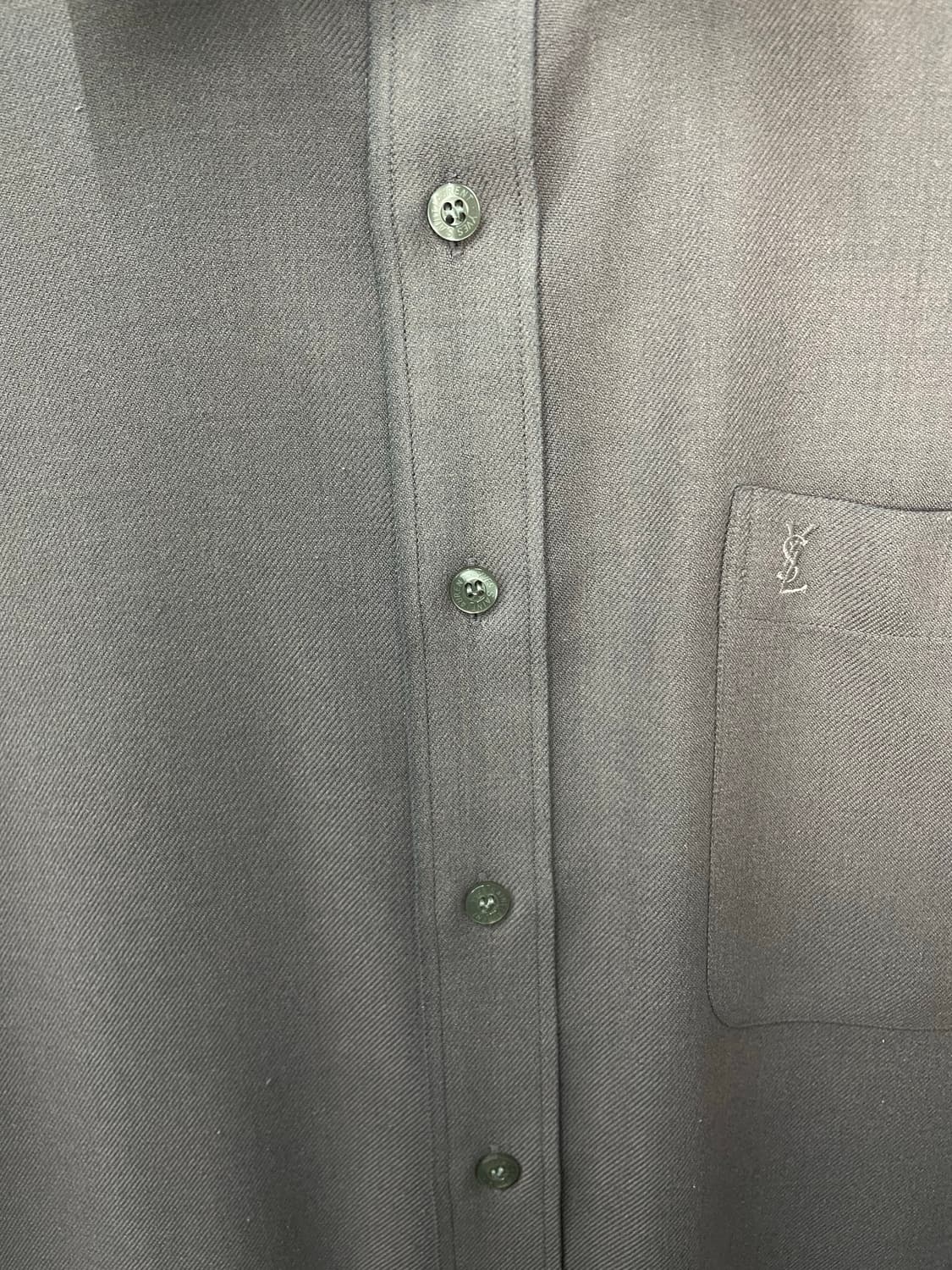 입생로랑 퍼플 원포켓 셔츠 H1757 상품이미지6