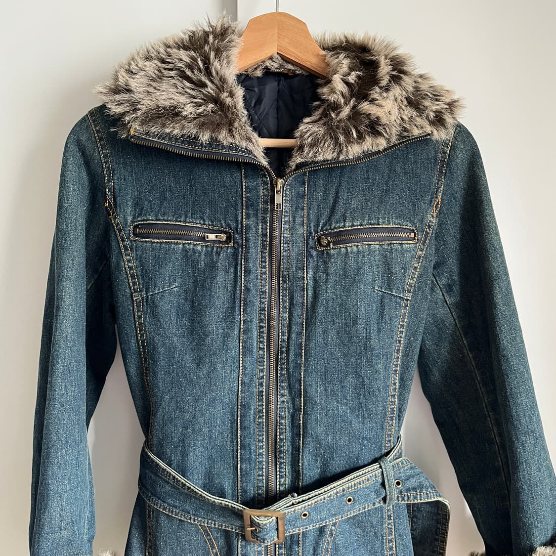 RECLAIMEDFEEL denim fake fur Jacket 상품이미지5